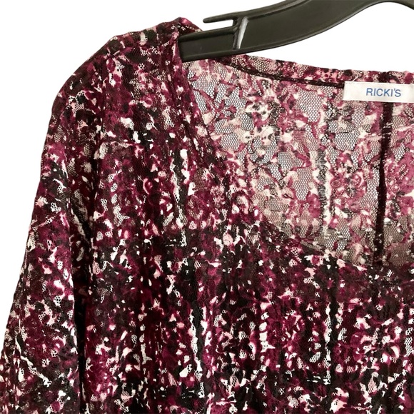 Ricki’s | Lace Butterfly Sleeve Blouse - Picture 4 of 14